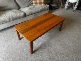 Solid Wood Rectangular Coffee Table