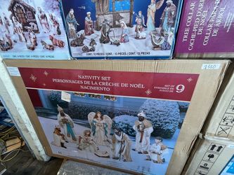 Christmas Nativity set , set of 9 from Costco