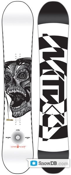 Nitro Team Art Attack Snowboard 2009