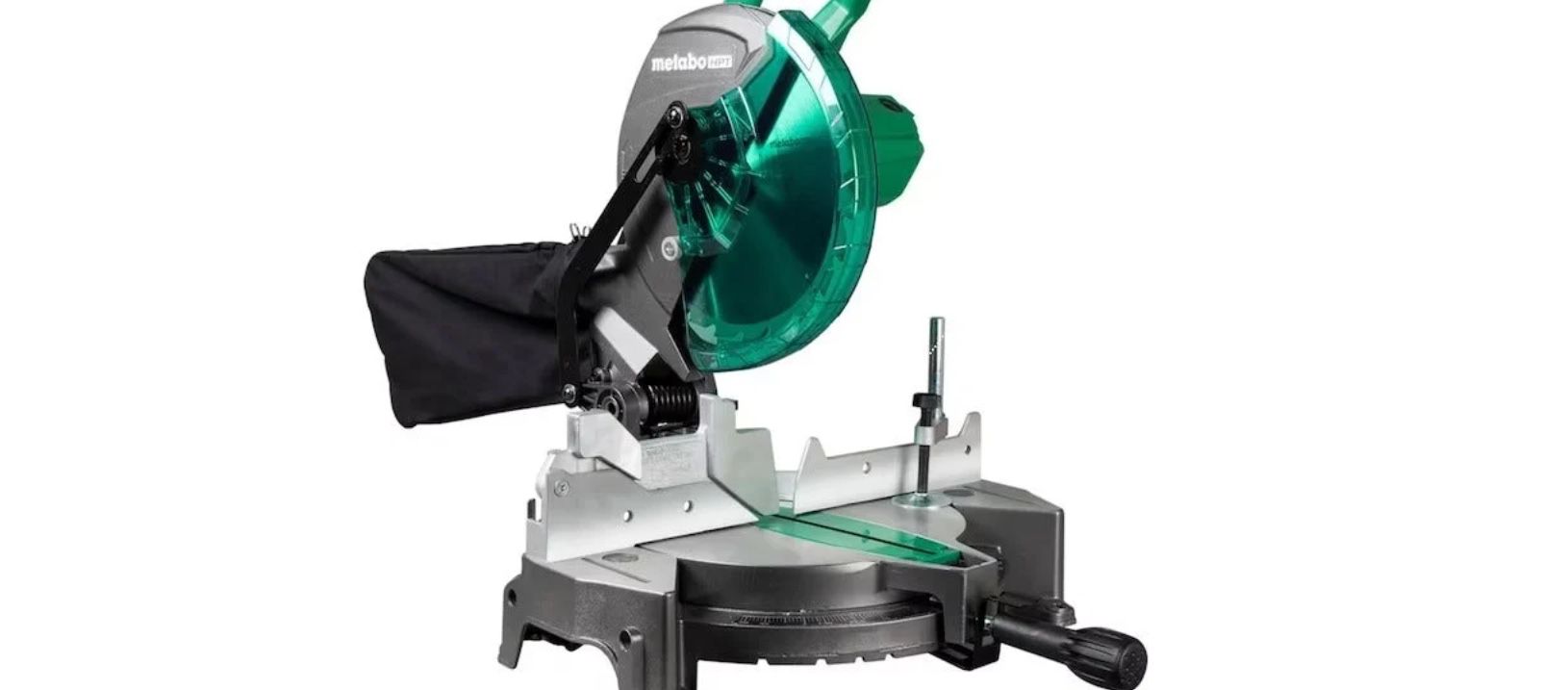 New Metabo HPT 10-Inch Miter Saw Single Bevel Compound 15-Amp Motor C10FCG
