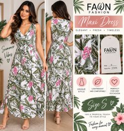 Vestido maxi dress