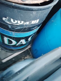 Dasani Plastic 55 gallon drum made of thick plastic