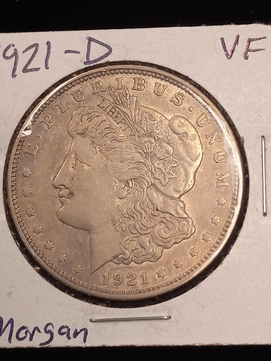 1921-D Morgan Silver Dollar