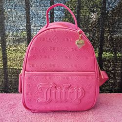 Juicy Couture Upgrade U Medium Backpack Women's Girl's - Pink