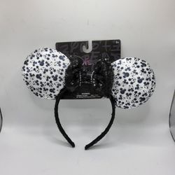 Disney Black & White Mickey Mouse Ears 