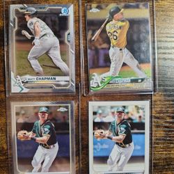MATT CHAPMAN BASEBALL CARD COLLECTION!!