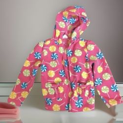 Girl’s Winter Jacket hoodie Lollipops Candy size 5