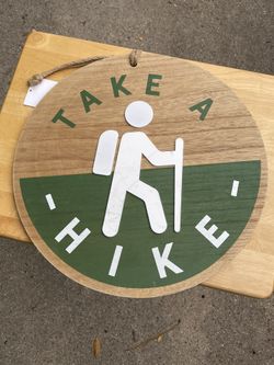 Take A Hike Wall Decor Wall Hanging Hobby Lobby