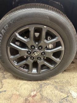 OEM 20” rims and tires for Toyota tundra