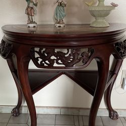 Half Moon Antique Table