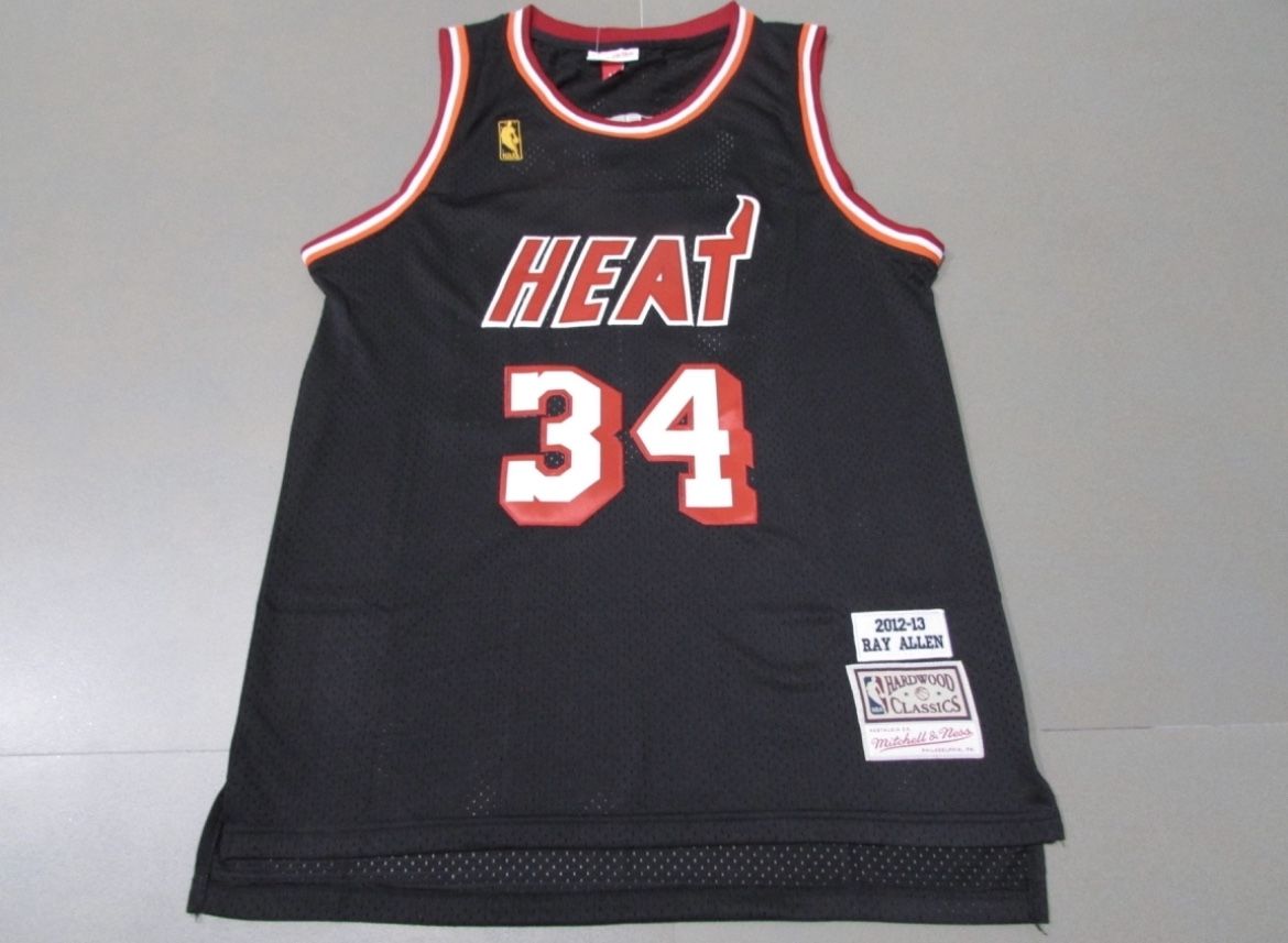 Miami Heat Ray Allen Mitchell And Ness Jersey Size Medium