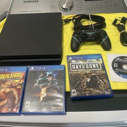 Sony PlayStation 4 Slim 1tb With Games Bundle PS4