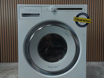 Asko 24 Inch Front Load Washer with 2.1 cu. ft. Capacity, 15 Wash Cycles, 6 Options, Quick Wash - White (W2084W-D-5572)