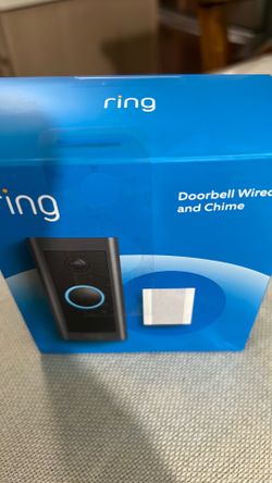 Ring Doorbell Wired and Chime