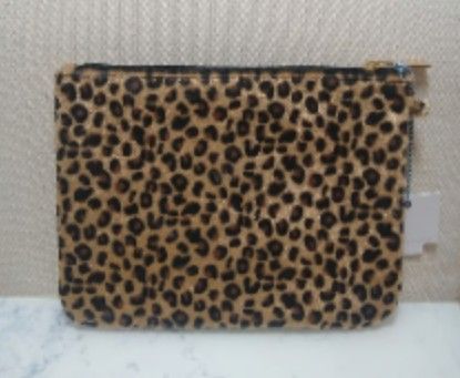 CHEETAH COSMETIC BAG