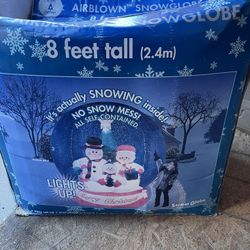 8ft Snow Globe Christmas Decor