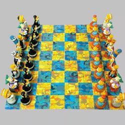 Simpsons Chess Set
