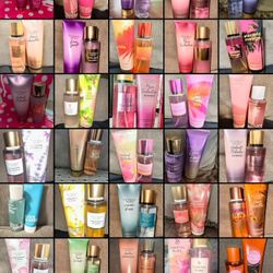 New Vs And Pink Sets -lotion & Body Spray $20 ( Pu Illinois And 35-75216)