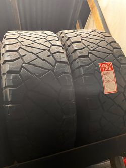 2 USED LT 351250R18 NITTO RIDGE GRAPPLER 10 ply tires installed and balance for $120  351250R18 35 12.50 18 35 x 12.50 R 18 3512.50R20 35 12.50 R 18 3