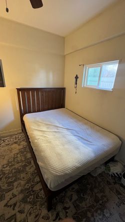 (Full) BED FRAME AND MATRESS
