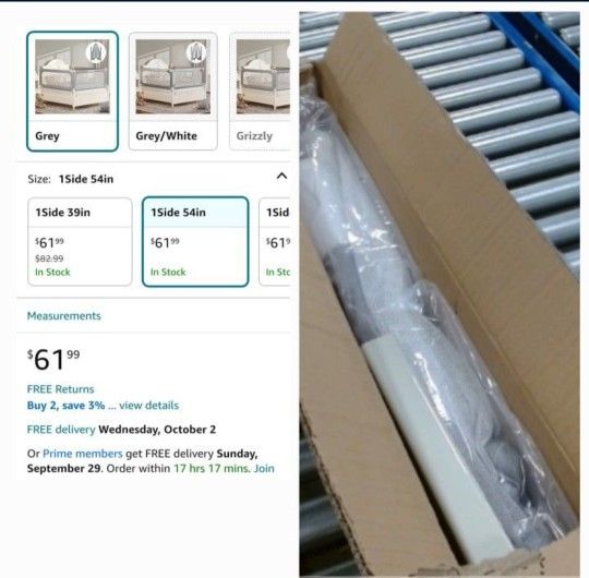 Baby Bed Side Rail