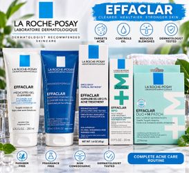 La Roche-Posay Effaclar Acne Treatment Set bundle 5 lot mix