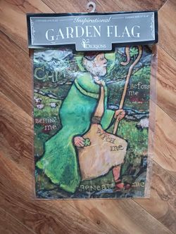 Dicksons Inspirational St. Patricks  Garden Flag Readable From Both Sides 
By Lagron-Miller Company 