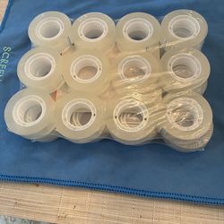 Clear tape small rolls