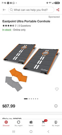 Eastpoint ultra portable cornhole