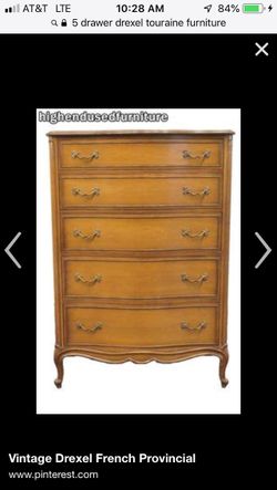 Drexel chest and nightstand