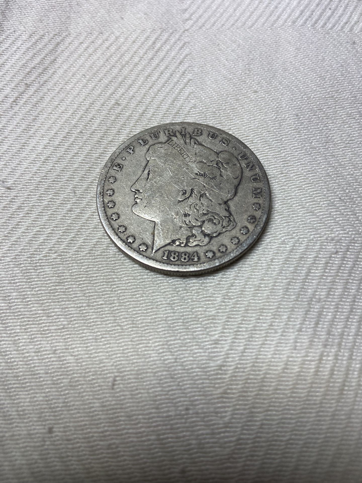 1884 P Morgan Silver Dollar 