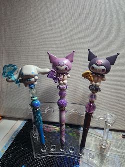 Custom beaded writing pens
