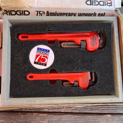 Rigid 75th Anniversary Wrench Set 