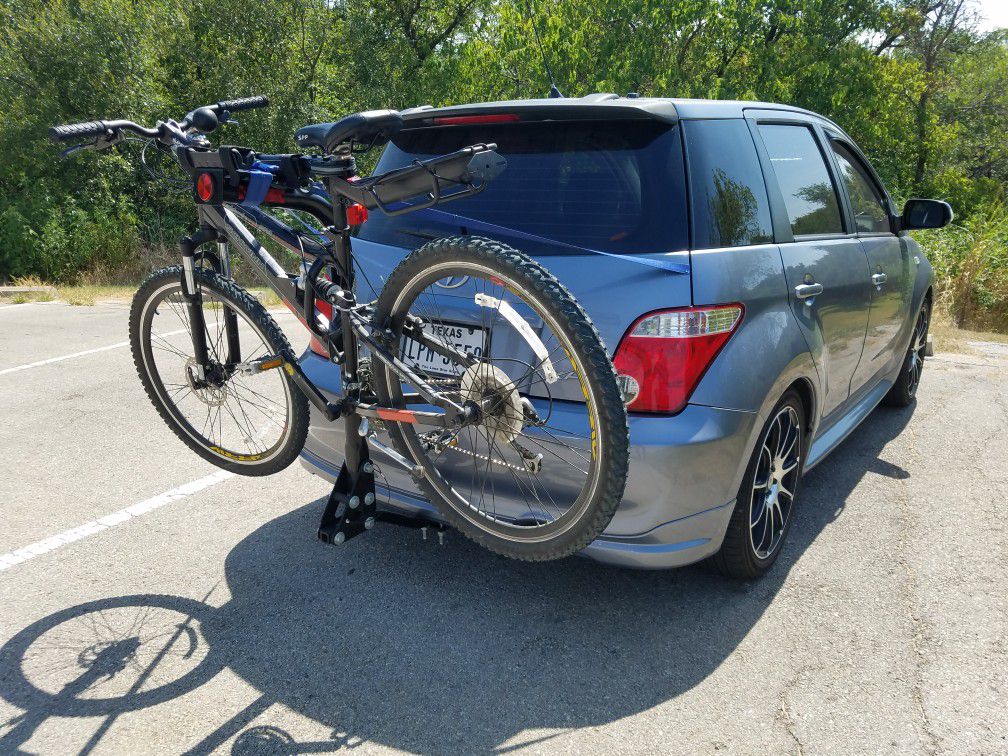 Mountain bike & hitch rack carrier
