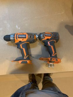 Ridgid drill driver and impact drill