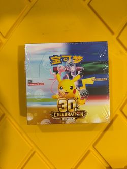 30th Pokemon Celebrations Chinese Booster Box