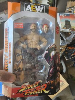 Kenny omega street fighter figure
