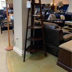 Brown Corner Shelf