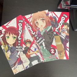 Manga The devil is a part timer Vol 1 2 and 3