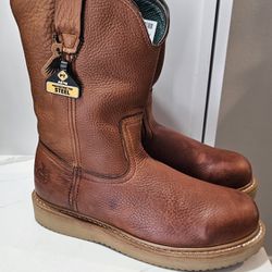 Georgia Steel Toe Work Boots Size 9.5 