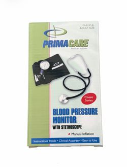 Primacare Blood Pressure Monitor with Stethoscope