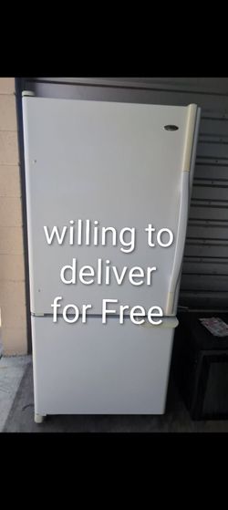 Amana Bottom Freezer Refrigerator – Works Great – Delivery Available