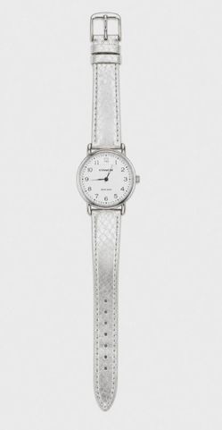 NY: Vintage Geneva Silver-Tone Ladies Watch (1990s)