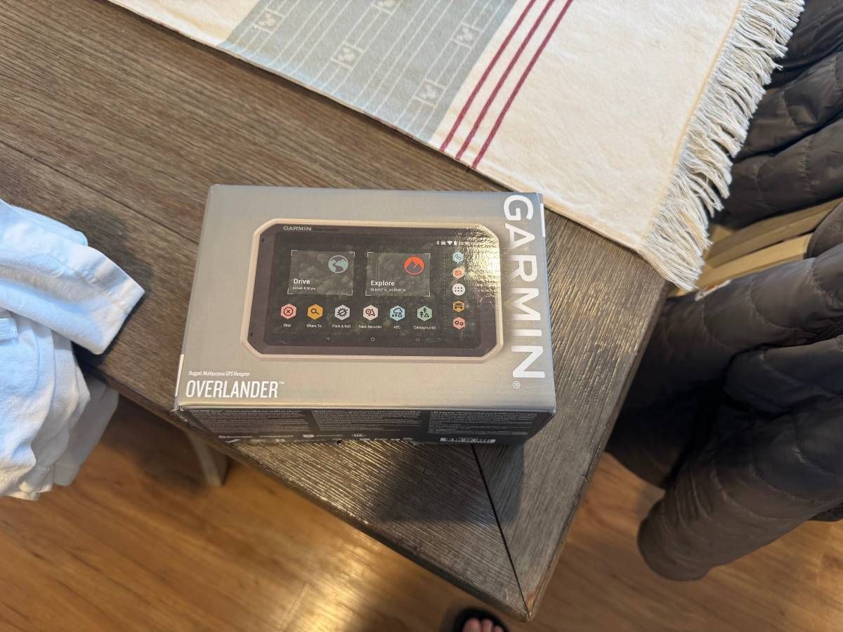 New Garmin Overlander GPS