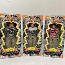 NEW The Three Stooges as Three Little Pigskins ~ Larry Curly Moe ~ Figure 1996