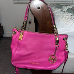 Hot Pink Multi-wear Michael Kors Purse 