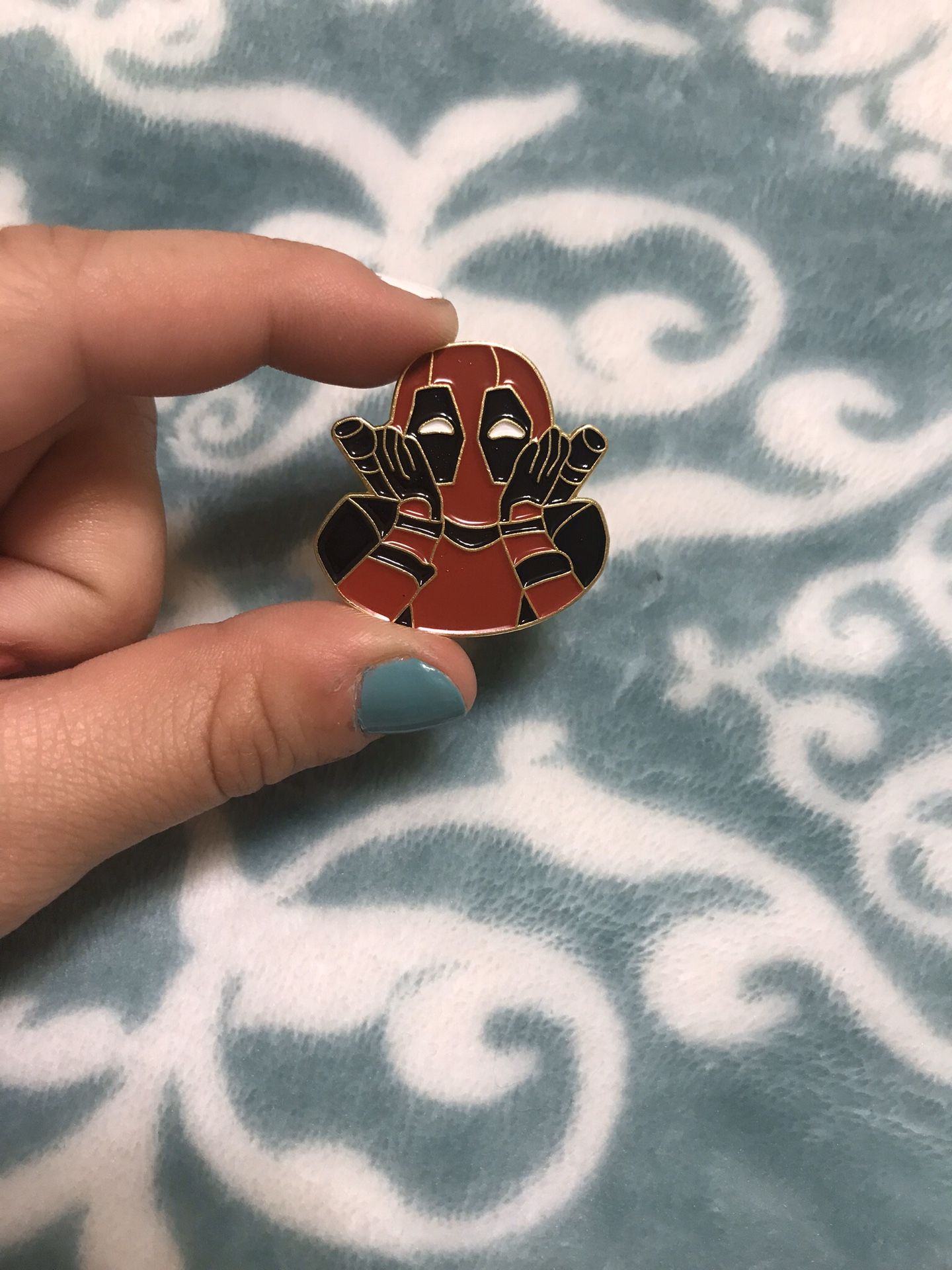 Deadpool Inspired Fantasy Pin