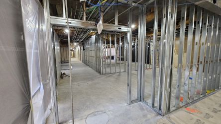Metal Stud Framing And Drywall