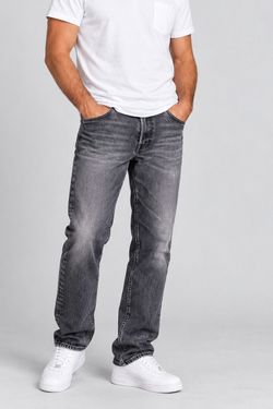 Levi's 501 Men's Black Jeans Broken in Faded Charcoal Straight Leg 32x32