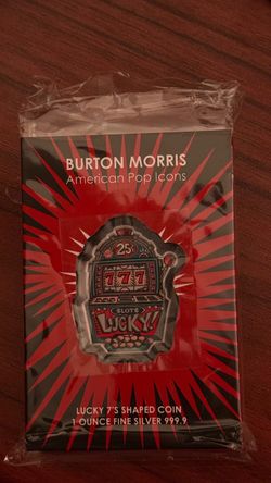 Burton Morris Lucky 7s 1oz Fine Silver Coin